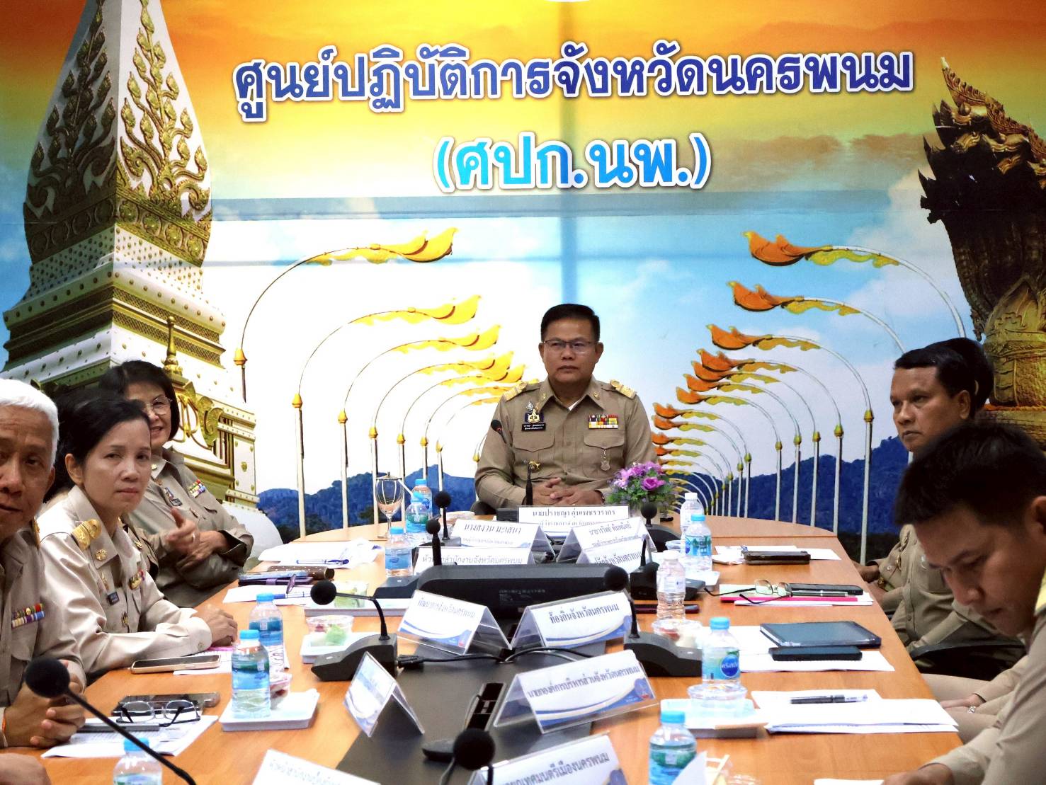 นครพนม รับมอบนโยบายรัฐบาลและภารกิจสำคัญของกระทรวงมหาดไทย “สานงานต่อ ก่องานใหม่” ของรัฐบาล