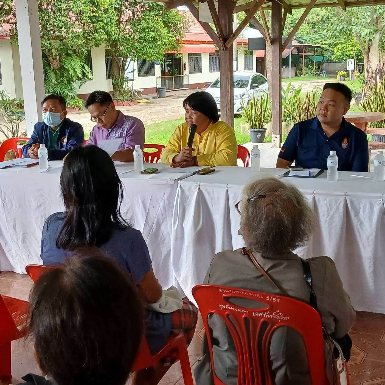 พช.นครพนม ร่วมกับภาคีเครือข่ายการสนับสนุนการดำเนินงานกองทุนหมู่บ้านฯ จังหวัดนครพนม ลงพื้นที่โครงการบูรณาการความร่วมมือเพื่อการฟื้นฟูและพัฒนากองทุนหมู่บ้านและชุมชนเมือง จังหวัดนครพนม ครั้งที่ 1