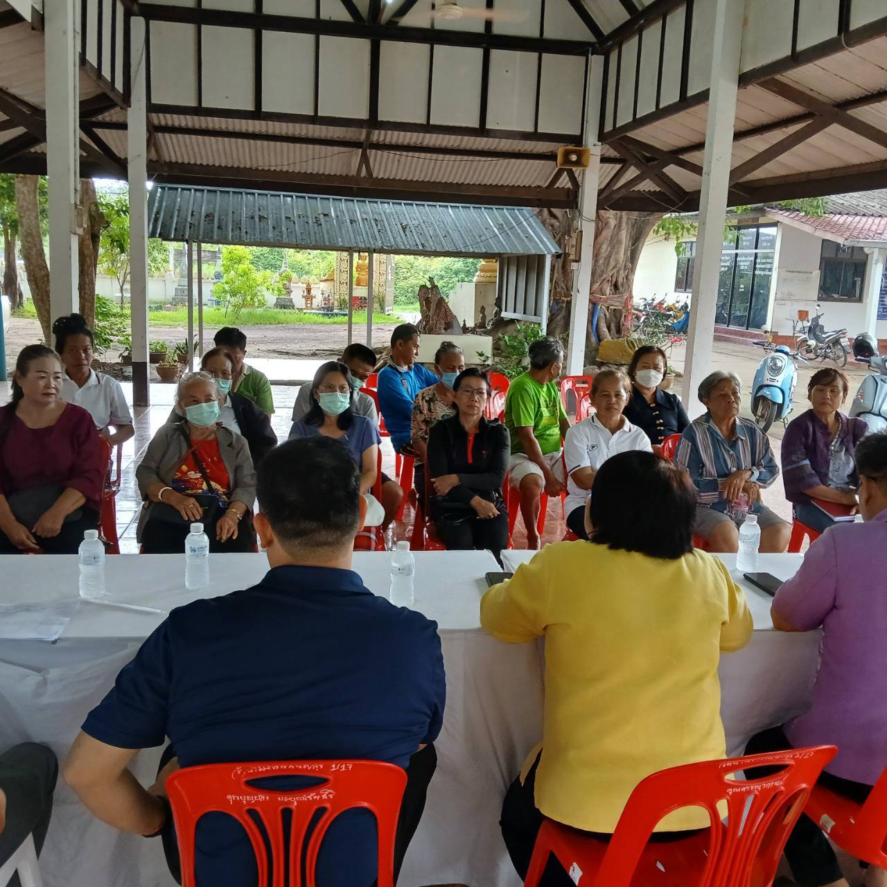 พช.นครพนม ร่วมกับภาคีเครือข่ายการสนับสนุนการดำเนินงานกองทุนหมู่บ้านฯ จังหวัดนครพนม ลงพื้นที่โครงการบูรณาการความร่วมมือเพื่อการฟื้นฟูและพัฒนากองทุนหมู่บ้านและชุมชนเมือง จังหวัดนครพนม ครั้งที่ 1
