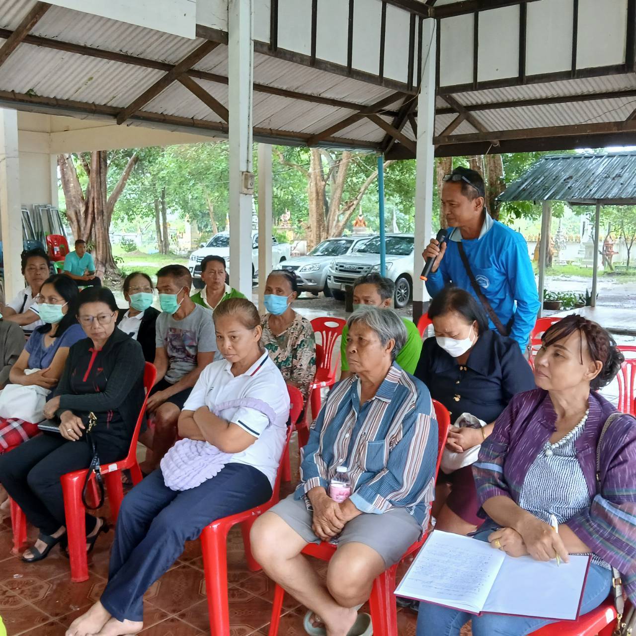 พช.นครพนม ร่วมกับภาคีเครือข่ายการสนับสนุนการดำเนินงานกองทุนหมู่บ้านฯ จังหวัดนครพนม ลงพื้นที่โครงการบูรณาการความร่วมมือเพื่อการฟื้นฟูและพัฒนากองทุนหมู่บ้านและชุมชนเมือง จังหวัดนครพนม ครั้งที่ 1