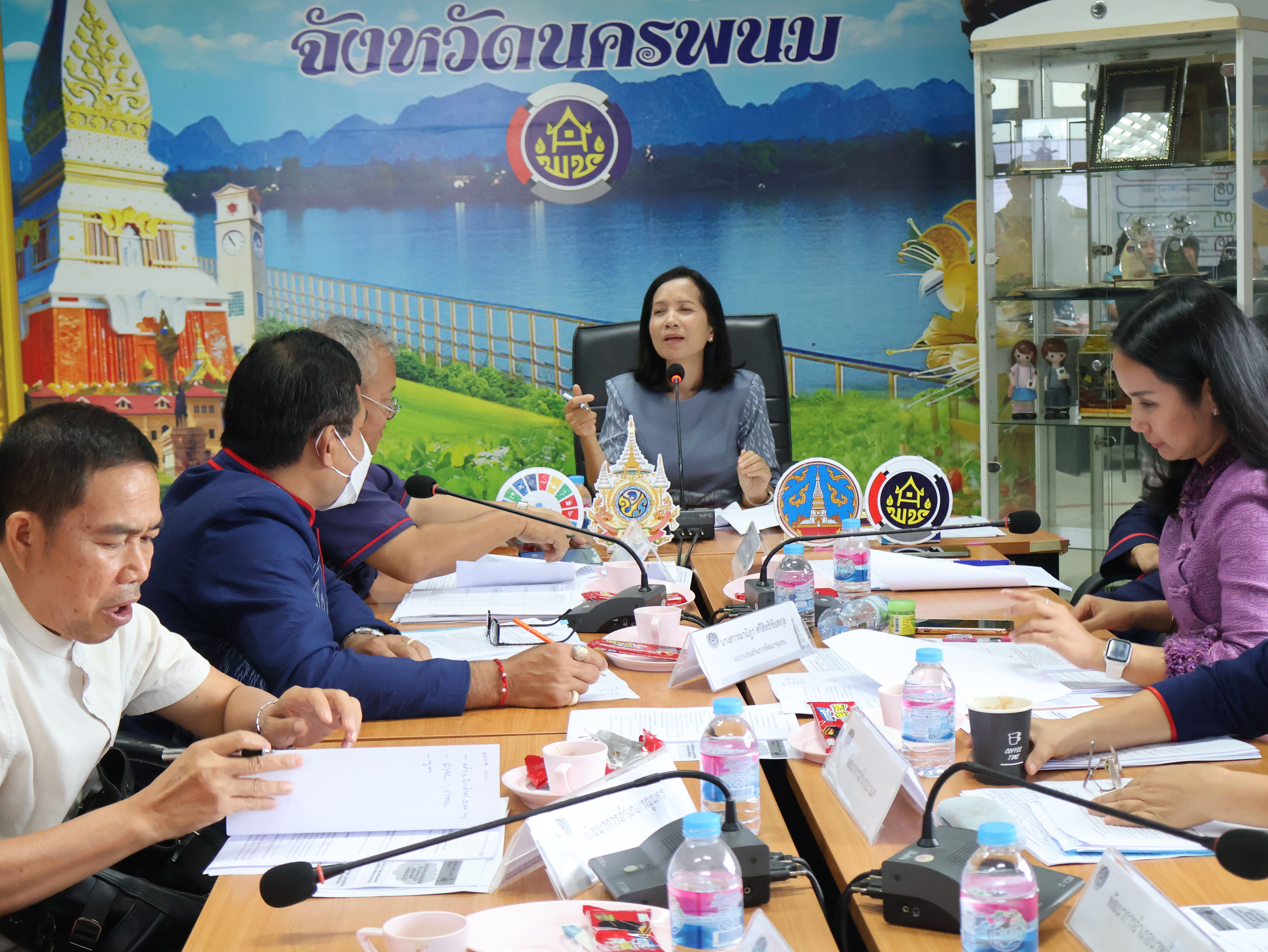 พช.นครพนม ประชุมผู้อำนวยการกลุ่มงานฯ พัฒนาการอำเภอ และนักวิชาการพัฒนาชุมชนจังหวัดนครพนม ครั้งที่ 6/2568 ประจำเดือนมิถุนายน 2568