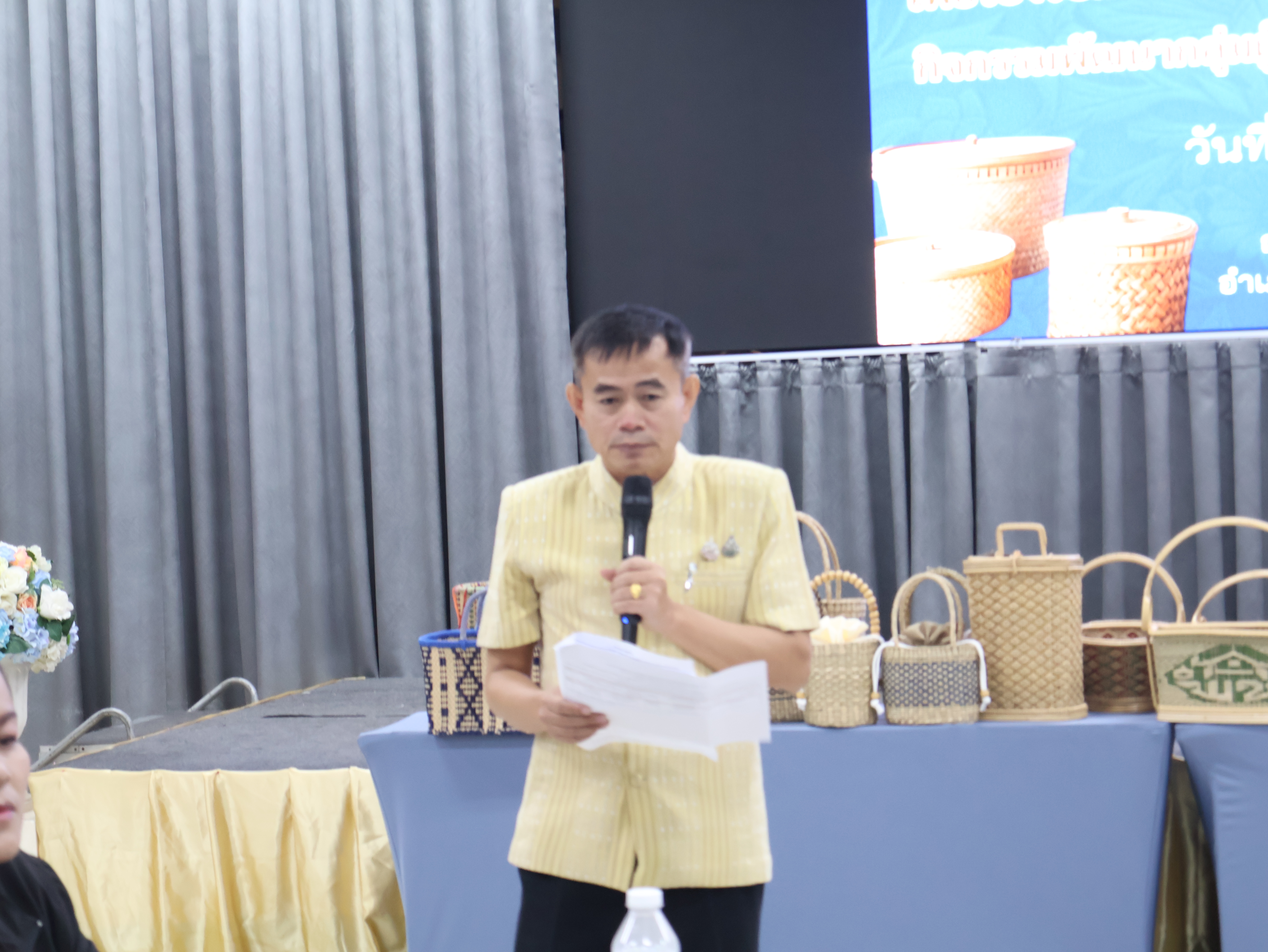 พช.นครพนม ยกระดับผลิตภัณฑ์จักสานสู่เวทีโลก ปลุกพลัง Soft Power กลุ่มจังหวัดสนุก วันที่ 2
