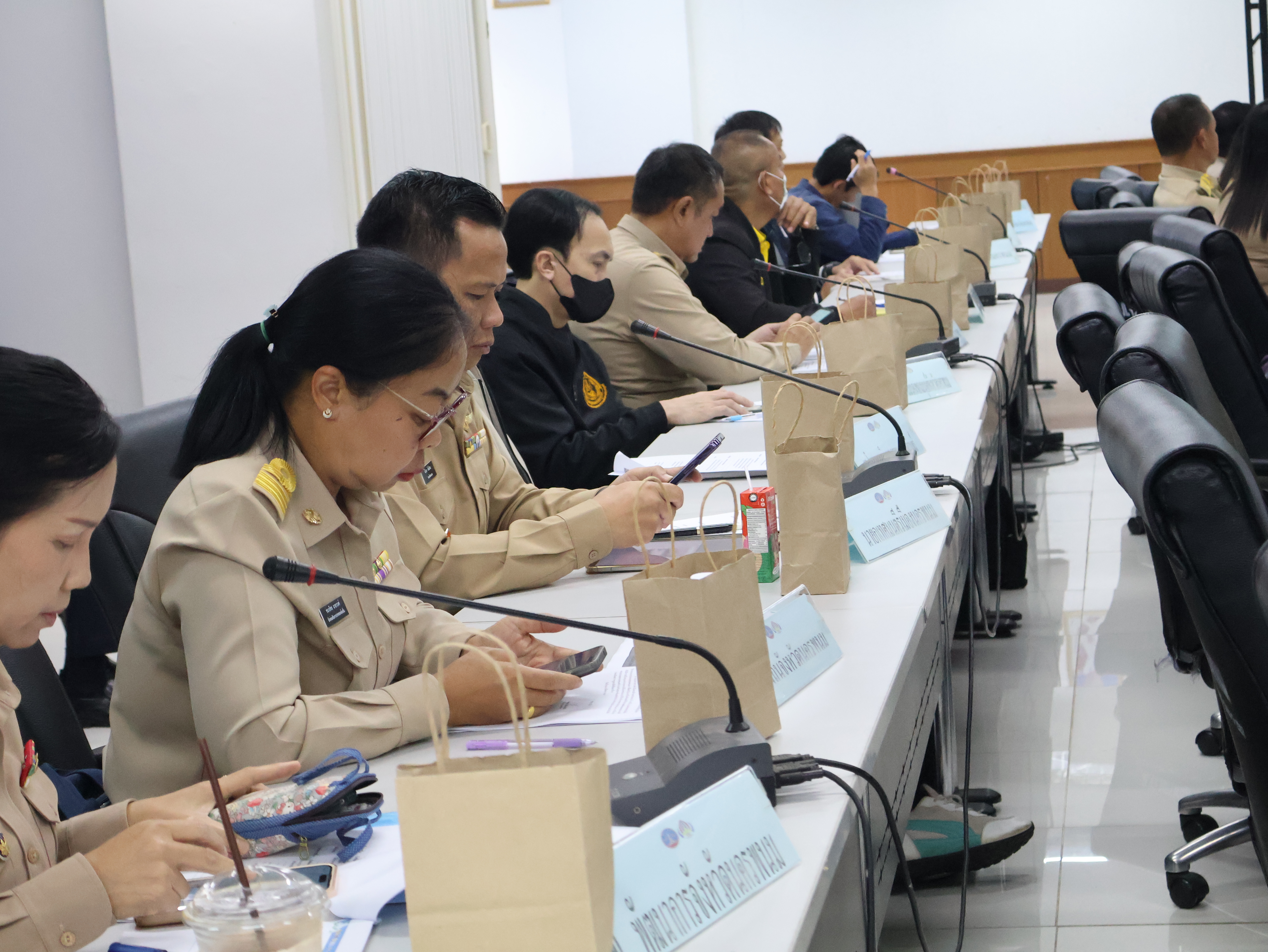 พช.นครพนม ร่วมประชุม ศอ.ปส.จ.นพ. ขับเคลื่อนการป้องกันและปราบปรามยาเสพติด