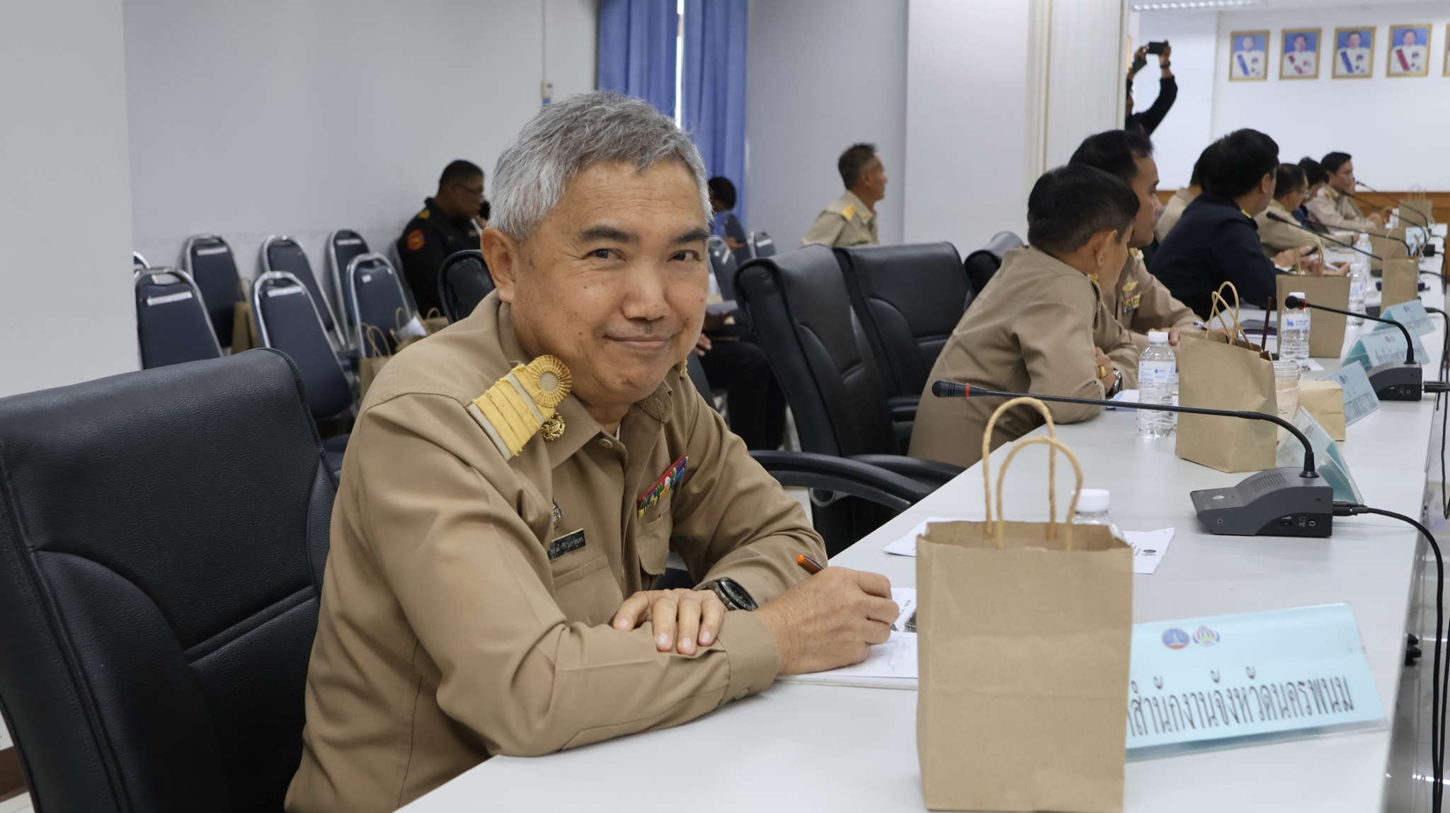 พช.นครพนม ร่วมประชุม ศอ.ปส.จ.นพ. ขับเคลื่อนการป้องกันและปราบปรามยาเสพติด