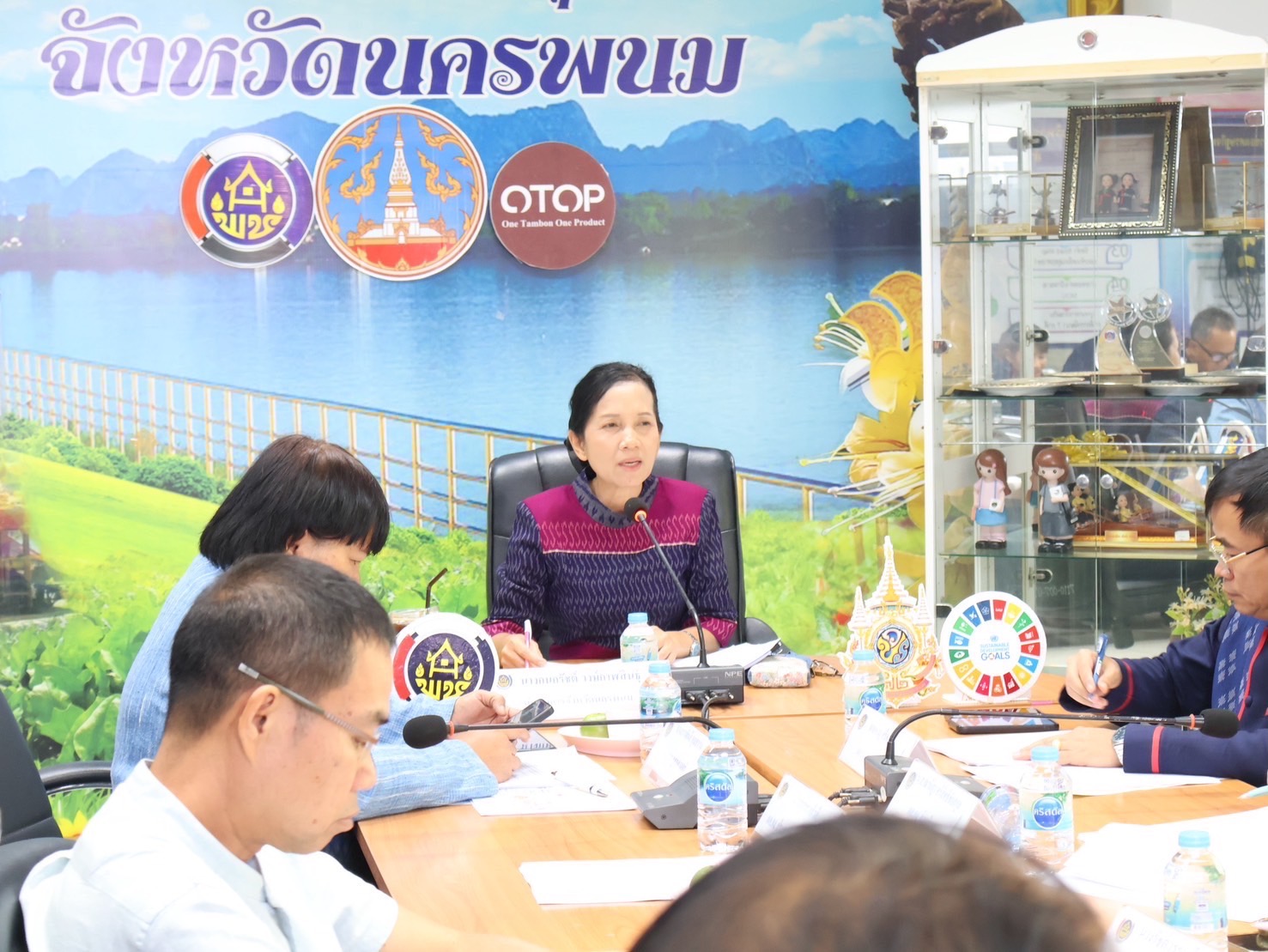 พช.นครพนม ประชุมผู้อำนวยการกลุ่มงานฯ พัฒนาการอำเภอ และนักวิชาการพัฒนาชุมชนจังหวัดนครพนม ครั้งที่ 7/2568 ประจำเดือนกรกฎาคม 2568