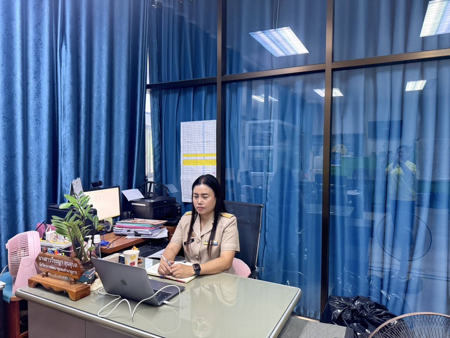 พช.นครพนม ร่วมอบรมหลักสูตร Cyber security และการใช้งานปัญญาประดิษฐ์ในภาครัฐ (AI) ตามโครงการเพิ่มประสิทธิภาพการบริหารจัดการความมั่นคงปลอดภัยสารสนเทศตามแนวทางมาตรฐานสากล