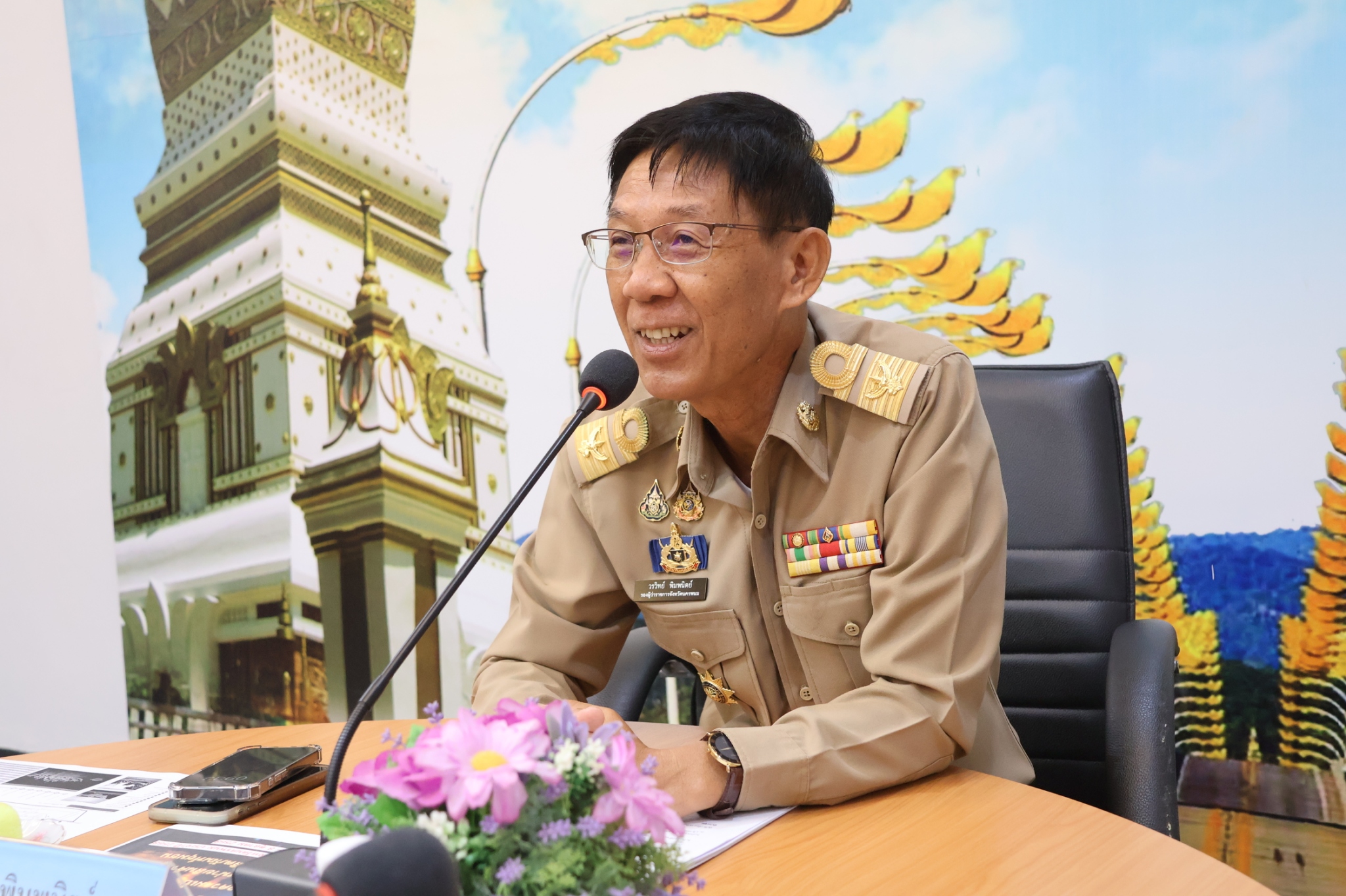 พช.นครพนม ร่วมประชุมเตรียมการจัดงานประเพณีไหลเรือไฟและงานกาชาดจังหวัดนครพนม ประจำปี 2568